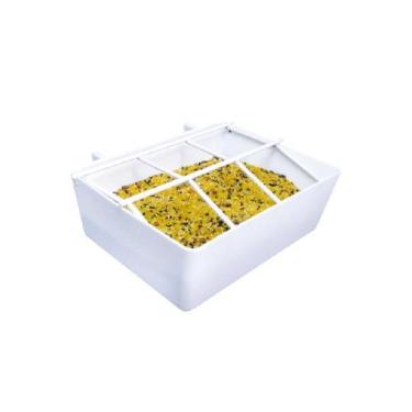 Imagem de Comedouro Bico Torto de Plástico com Grade - 500ml - Toco Tucano