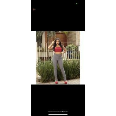 Imagem de Calça skynny malha pop - Blue leia , Cinza, 250g