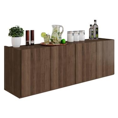 Imagem de Balcão Suspenso Multiuso Lavanderia 118cm Monna Freijó Z34 - Mpozenato