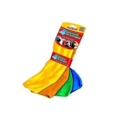 Imagem de Pano em microfibra conjunto com 4 - LUXCAR