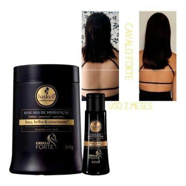 Imagem de Haskell Cosméticos Cavalo Crescer Cabelo Máscara + Tônico