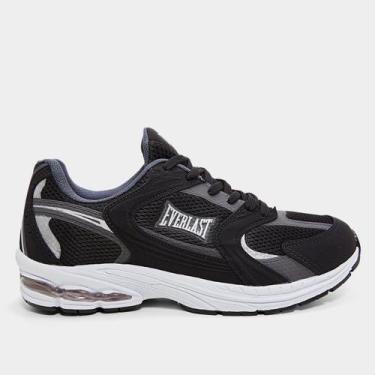 Imagem de Tênis Everlast Racer 3, Preto, Cinza, 35