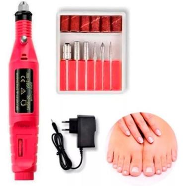 Imagem de Lixadeira de Unhas Elétrica com Broca e Motor Bivolt para Manicure e P