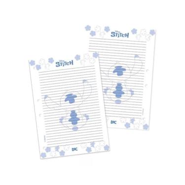 Imagem de Refil Fichário Colegial Stitch - 17X24Cm - 96 Folhas - Dac