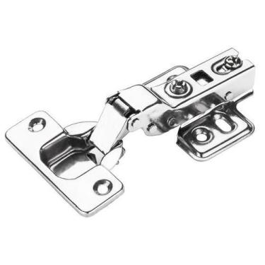 Imagem de Dobradiça Curva Inox Pistao Amortecedor Porta Armario Renna