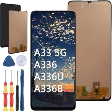 Imagem de Yuxyiony Nova tela de substituição para tela LCD Samsung Galaxy A33 5G A336 A336U A336B tela de reparo e acessórios de ferramentas de substituição