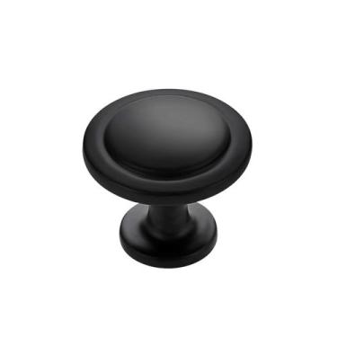 Imagem de Cabinet Knobs Ravinte, 3,2 cm, preto fosco, zinco, pacote com 55