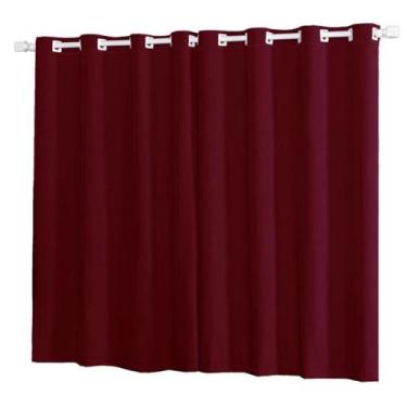 Imagem de Cortina Oxford 3,00 x 2,50 Para Sala Quarto Escritório Inibe a Clarida