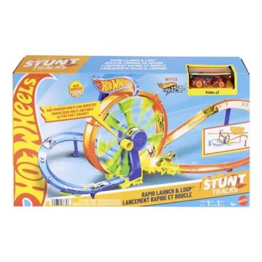 Imagem de Hot Wheels Pista Desafio Turbina De Ação Veloz Looping - Mattel Jbx65