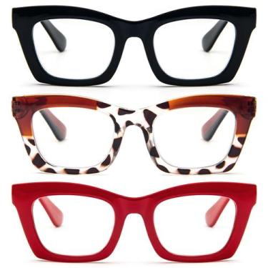 Imagem de Óculos de leitura REAVEE Oprah Style Blue Light Blocking 3.0
