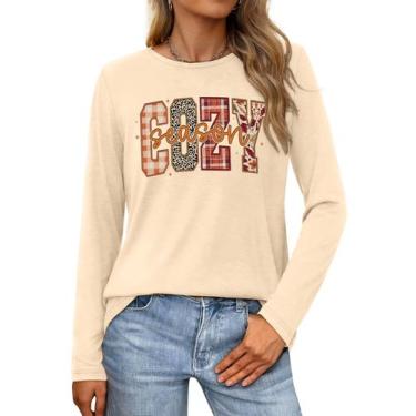 Imagem de Camisa NEWWEN Fall Pumpkin Graphics, Dia de Ação de Graças, feminina, 