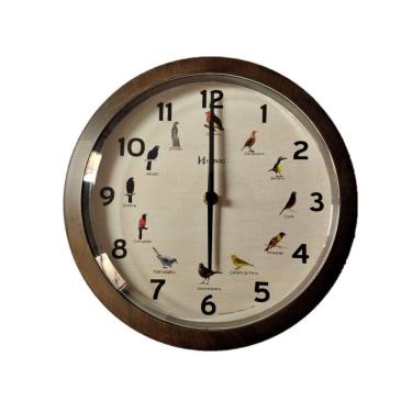 Imagem de Relógio De Parede Canto Dos Pássaros Brasileiros 6658323