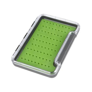 Imagem de oshhni Caixa de isca leve e à prova d'água, fácil de segurar, portátil, para água doce e salgada, com tampa transparente, para equipamentos de pesca com, a, M