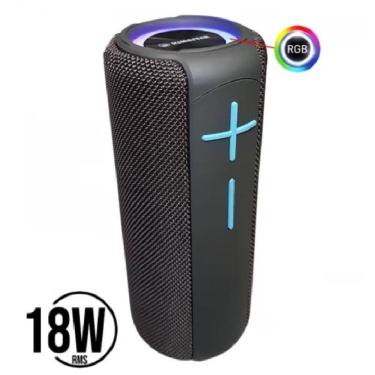 Imagem de Caixa De Som Portátil Bluetooth Ipx6 K450 Kimaster 18w Cinza