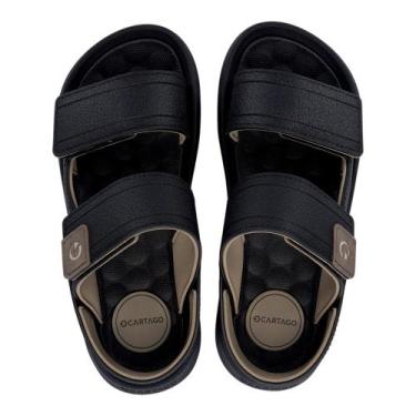 Imagem de Sandália Masculina Cartago Santorini VIII REF: 12537, Bege, 40