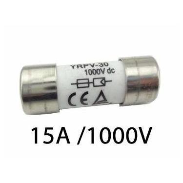 Imagem de Fusível P/ Seccionadora DC 1000V / 15A 10X38 GPV - DGTEC