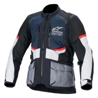Imagem de Jaqueta Alpinestars Andes Air Drystar Azul Preto e Cinza Gelo, 2G