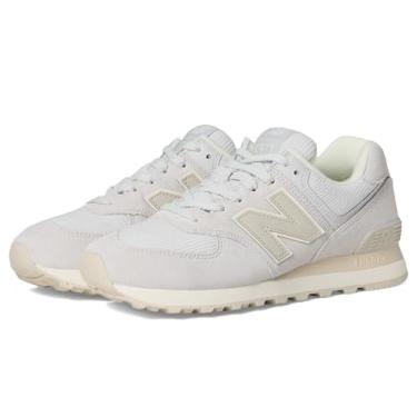 Imagem de New Balance Tênis feminino 574 V2, Cinza/cálcio, 35
