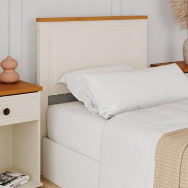 Imagem de Cabeceira Solteiro Ananda CabeCasa MadeiraMadeira Off-white/Mel