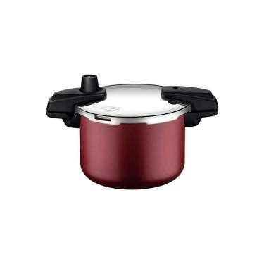 Imagem de Panela De Pressão Tramontina Arizona Em Alumínio Com Revestimento Interno E Externo Em Antiaderente Starflon Max Vermelh