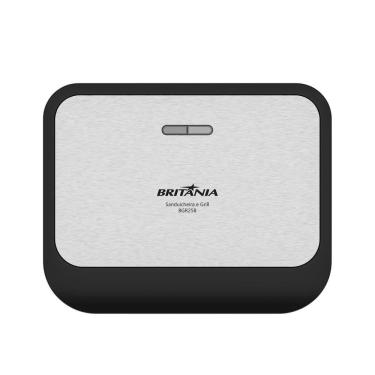 Imagem de Sanduicheira e Grill Britânia Inox 2 em 1 750W BGR25B