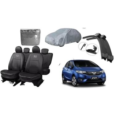 Imagem de Capa de couro +Capa de cobrir + Limpador de para - brisa -Honda fit 08-23