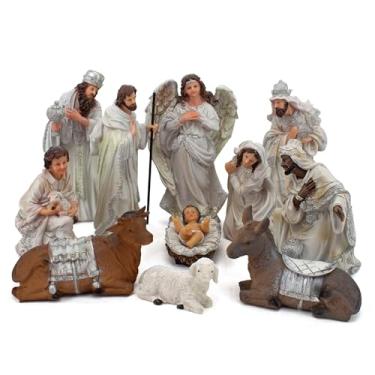 Imagem de Presépio Importado Resina 11 peças 20 cm