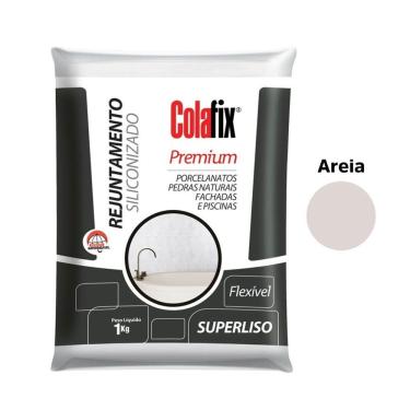 Imagem de Rejunte Colafix Siliconizado 1kg - Areia