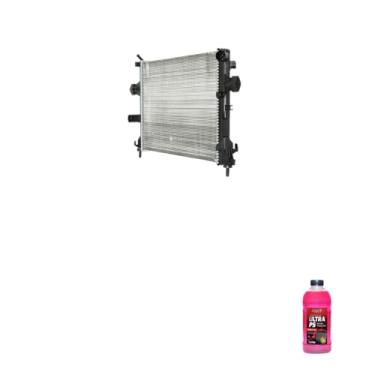 Imagem de Kit Radiador GM Astra 1.8 2.0 10.98/2007 Sem Ar + Aditivo Radnaq T5 Vermelho