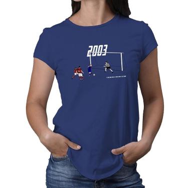Imagem de Camiseta de Futebol Brilho da Tríplice Coroa Raposa 2003 Feminina-Feminino