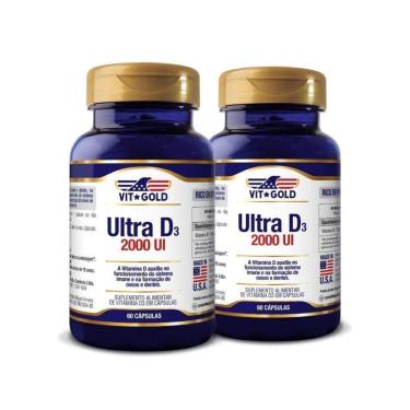 Imagem de Vitamina Ultra D3 2.000UI Kit 2x 60 Cápsulas-Unissex