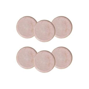 Imagem de Conjunto de Pratos para Pão Porto Brasil Bio Litchi - 6 Peças