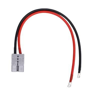 Imagem de SUNGOOYUE Cabo de Conector Rápido de Bateria, Fiação de Veículos Elétricos 120A Cabo de Silicone de Material ABS de 23,82 pol. Com Comprimento para Empilhadeiras Elétricas, Carrinhos de