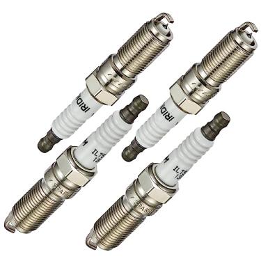 Imagem de BDFHYK Conjunto de 4 velas de ignição de irídio compatíveis com Allure LaCrosse Regal ATS Cobalt Equinox HHR C-Max Escape Fusion Acadia Canyon MKZ 3 6 CX-7 G5 G6 Sky Vue Substituição do motor para