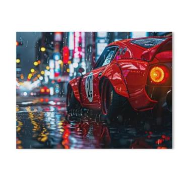 Imagem de HouLaiZhe Modificação Cultura Jdm Carro 350z Cartazes Esportivos Tela Estética Decoração de Quarto Pintura de Parede Impressões Sala de Galeria Decoração de Parede para Quarto Sala de Estar Escritório