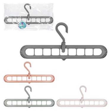 Imagem de Cabide Plástico Multiuso 33cm – Caixa com 48 Unidades