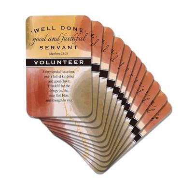 Imagem de Dicksons Marcador de livro cristão de apreço voluntário para livros, estudo da Bíblia, diários 6 x 10 cm, cartolina bem feita, pacote de 12