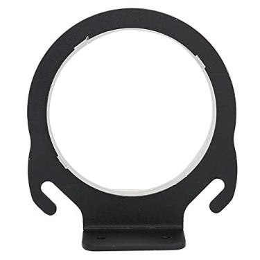 Imagem de Acouto Suporte de Parede para Secador de Cabelo Em Liga de Alumínio Design Minimalista, Sem Necessidade de Perfuração para Uso Doméstico ou Em Hotel (Secador de cabelo preto fosco 9481BS)