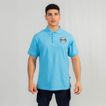 Imagem de Camiseta Polo Grêmio Tradicional Azul-Masculino