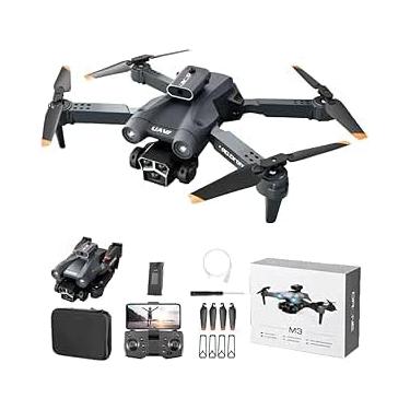 Imagem de Drone M3 Quadcopter dobrável Drone de longo alcance Aeronave RC profissional inteligente Aeronave com câmera dupla HD