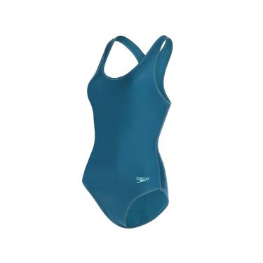 Imagem de Maiô, Speedo, Racerback, Tecido Liso com Lycra Xtra Life Para Alta Performance, tamanho GG3 - Azul