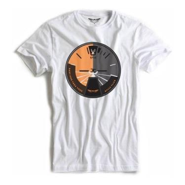 Imagem de Camiseta Nv8 Aviator Nascidos Voar Paraquedas Camisa, Branco, G