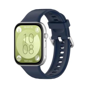 Imagem de Pulseira De Silicone Oficial Para Smartwatch Huawei Watch Fit 3/4/4Pro