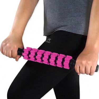 Imagem de Bastao Rolo Manual Massagem Pilates Liberaçao Muscular Performace Trei