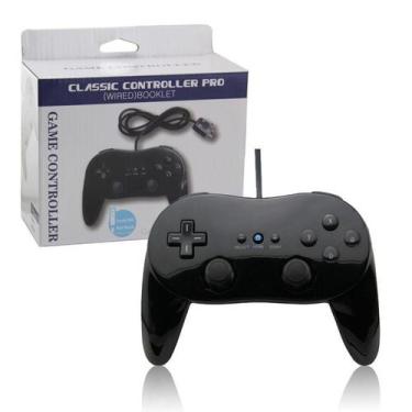 Imagem de Controle Clássico Classic Grip Compatível Com Nintendo Wii e Wii U Pre