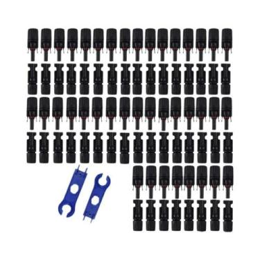Imagem de Kit Conector Solar DC À Prova d'Água 1000V 30A 200 100 40 20 10 5 Peça
