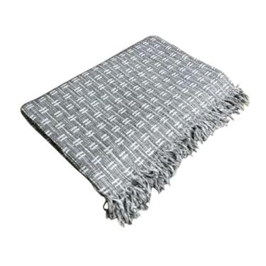 Imagem de Manta para sofá extragrande 2,40 x 1,80 metros Padrão tijolo Decorativa para quarto e sala de estar (Mesclado)