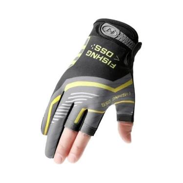 Imagem de Luvas de Pesca Masculinas - Proteção Solar, Antiderrapantes e Respiráv