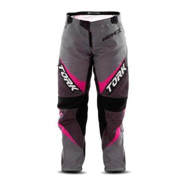 Imagem de Calça Infantil Motocross Trilha Enduro  - Pro Tork Insane X, CINZA - R
