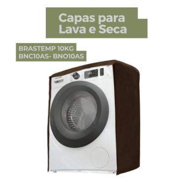 Imagem de Capa para lava e seca brastemp 10kg bnc10as- bno10as transparente flex